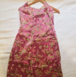 LAUNDRY by Shelli Segal- vintage satin silk dress